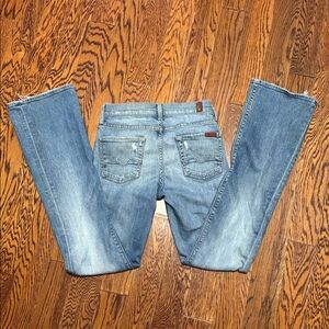 7 For All Mankind High Waisted Bootcut Jeans Size: 25